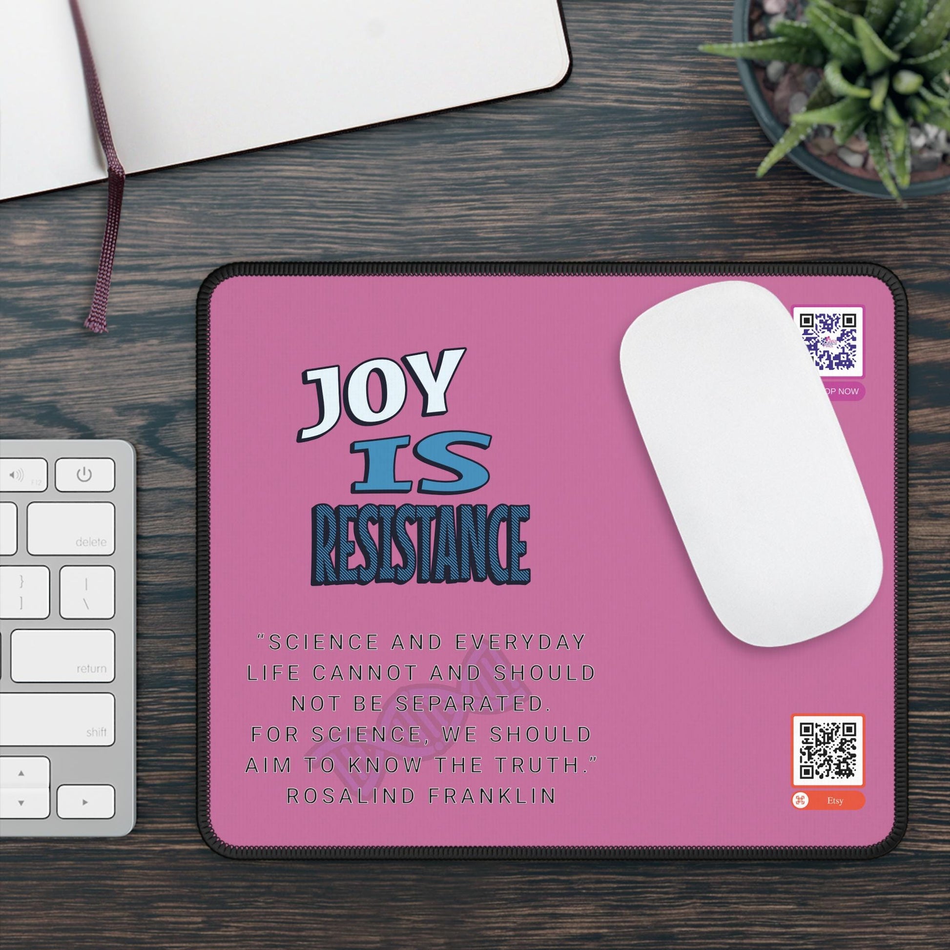 Gaming Mouse Pad - Personalized Computer Desk Accessory, Custom Gamer Graphic Designer Office Decor, Game Room Desk Mat, Office Supplies