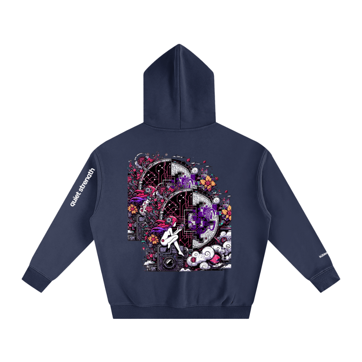 Loud mind Hoodie, Mental Health Awareness Oversized Hoodie - Gooso Pixel LLC
