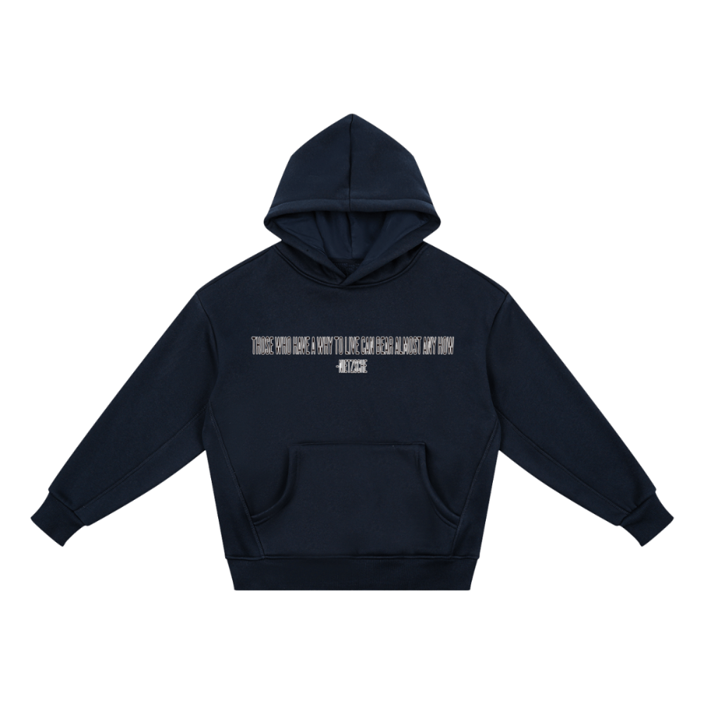 Never Give Up Teddy Hoodie – Oversized Streetwear for Kids & Teens - Gooso Pixel