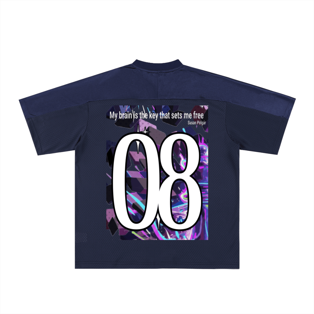 Oversized Mesh V - Neck Soccer Jersey - Gooso Pixel LLC
