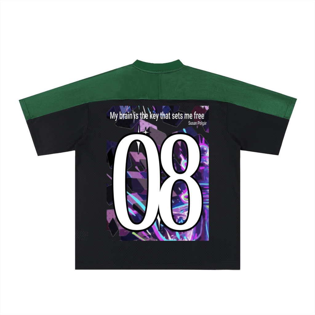 Oversized Mesh V - Neck Soccer Jersey - Gooso Pixel LLC