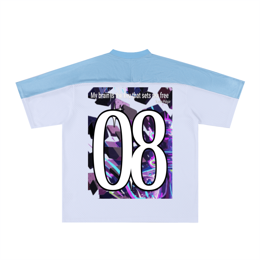 Oversized Mesh V - Neck Soccer Jersey - Gooso Pixel LLC