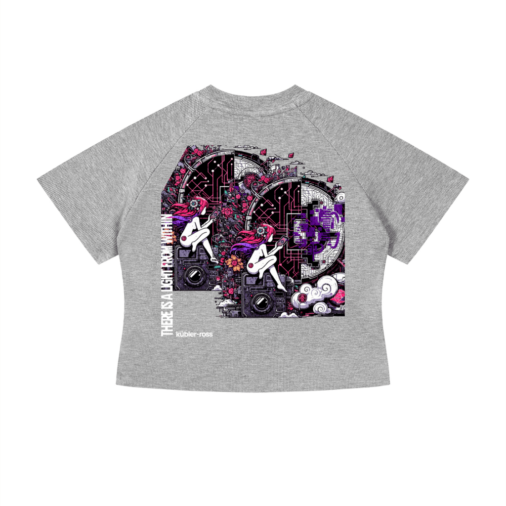 Quiet Strength Crop Top, Mental Health Awareness Bodycon Tee - Gooso Pixel LLC