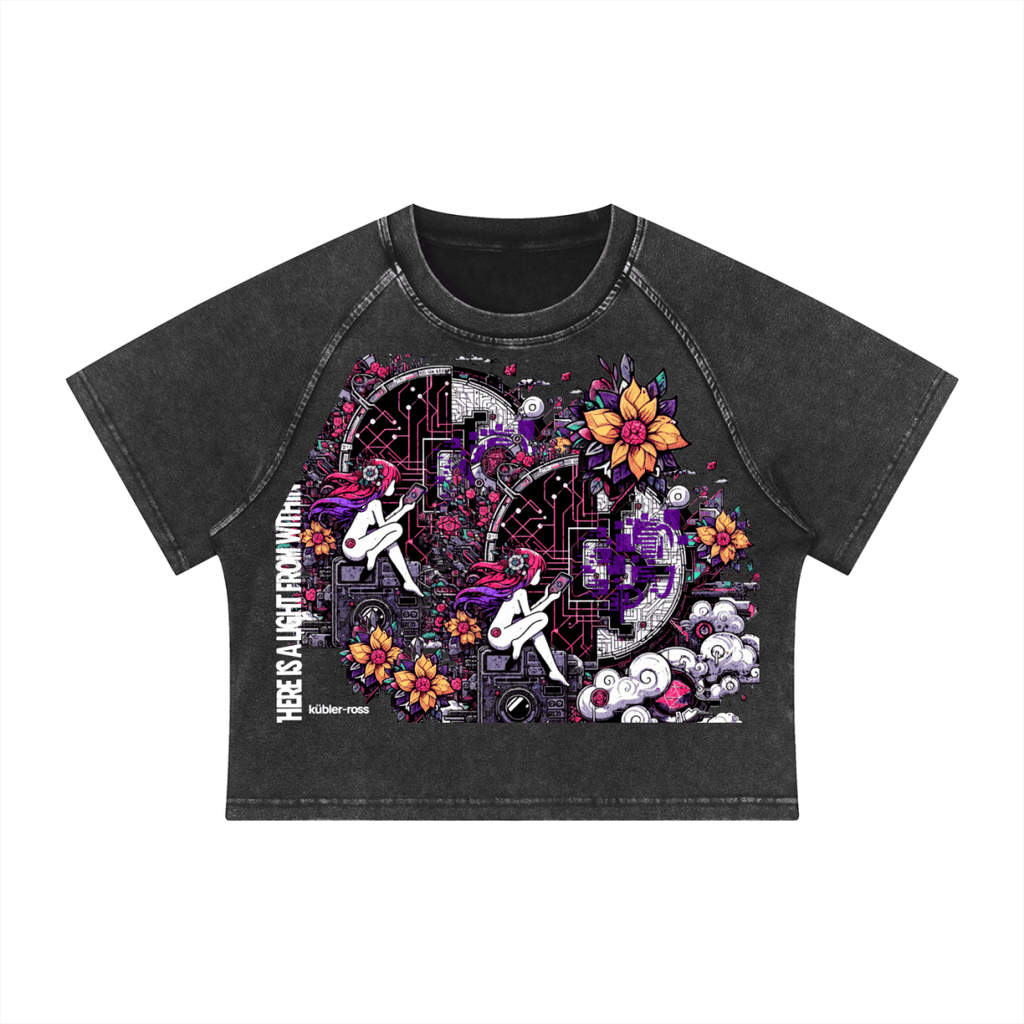 Quiet Strength Crop Top, Mental Health Awareness Bodycon Tee - Gooso Pixel LLC