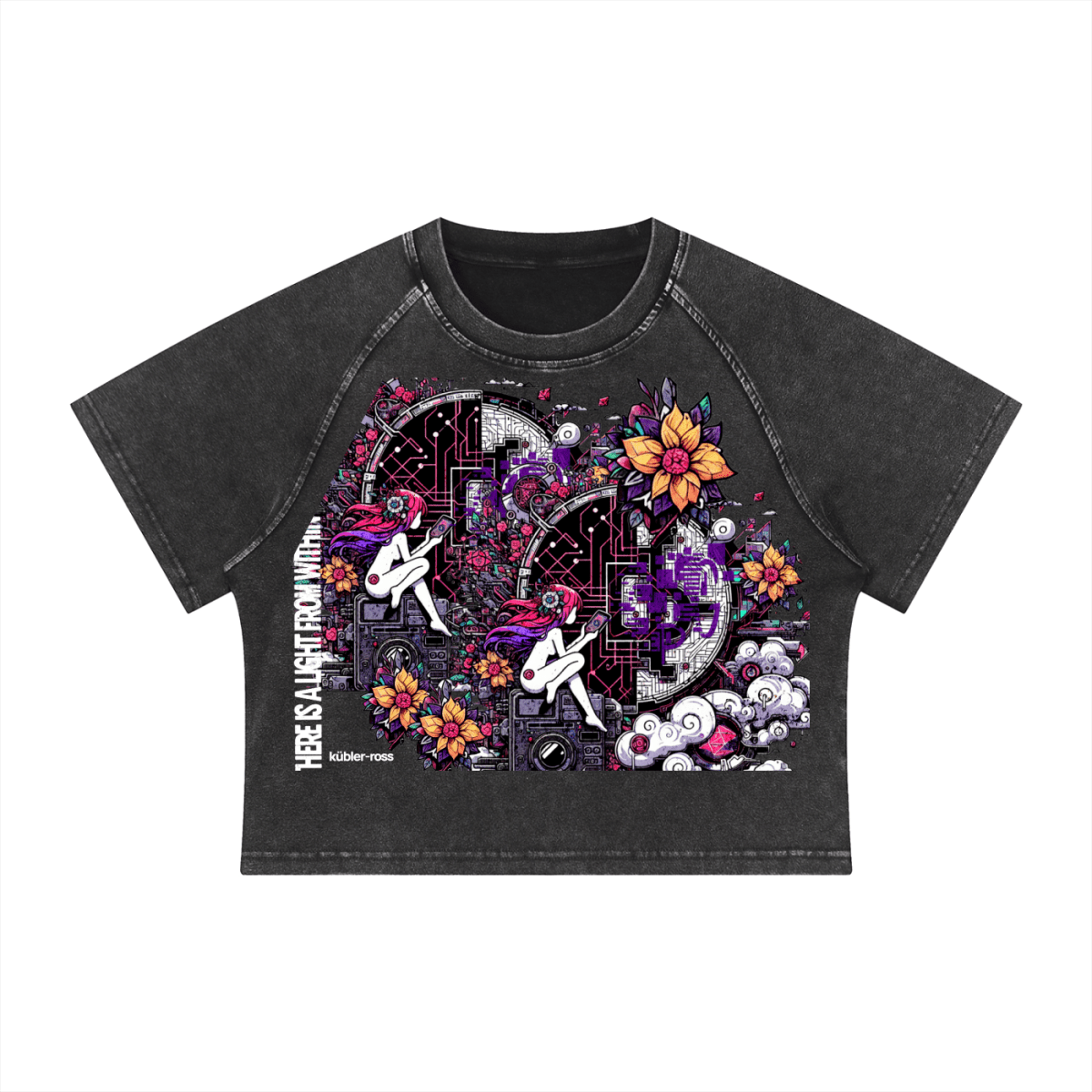 Quiet Strength Crop Top, Mental Health Awareness Bodycon Tee - Gooso Pixel LLC