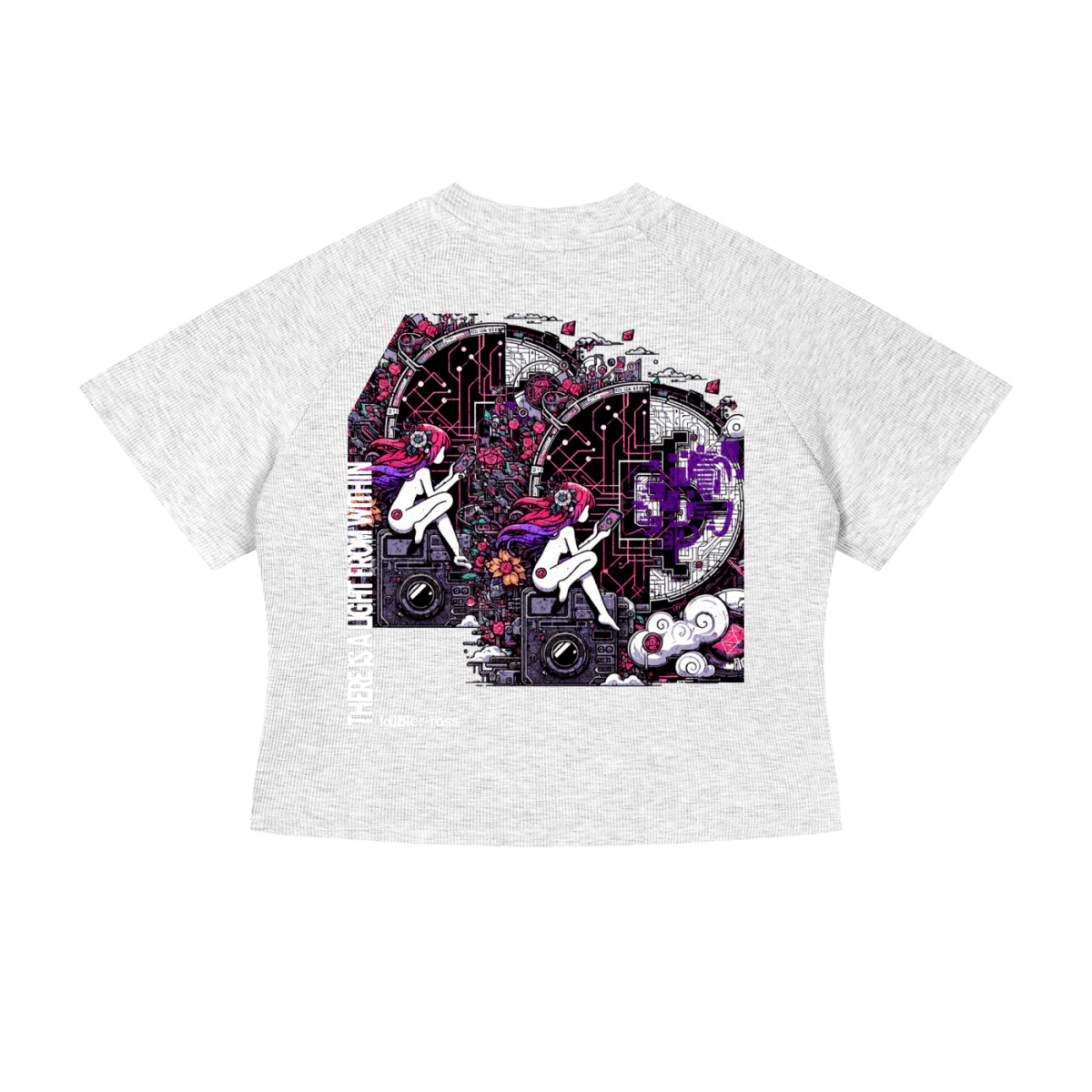 Quiet Strength Crop Top, Mental Health Awareness Bodycon Tee - Gooso Pixel LLC