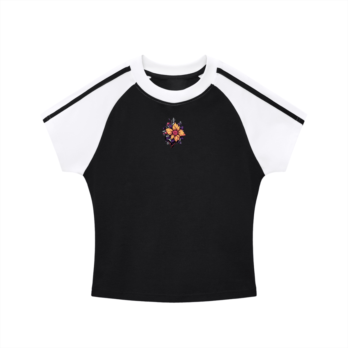 Quiet Strength Crop Top, Mental Health Awareness Raglan Bodycon Tee - Gooso Pixel LLC
