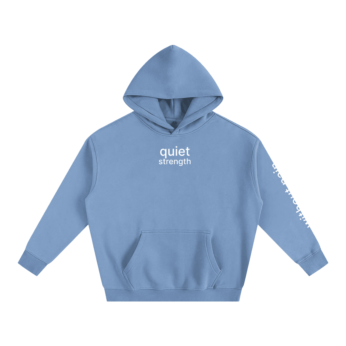 Quiet Strength Hoodie - Mental Health Awareness Oversized Hoodie - Gooso Pixel LLC