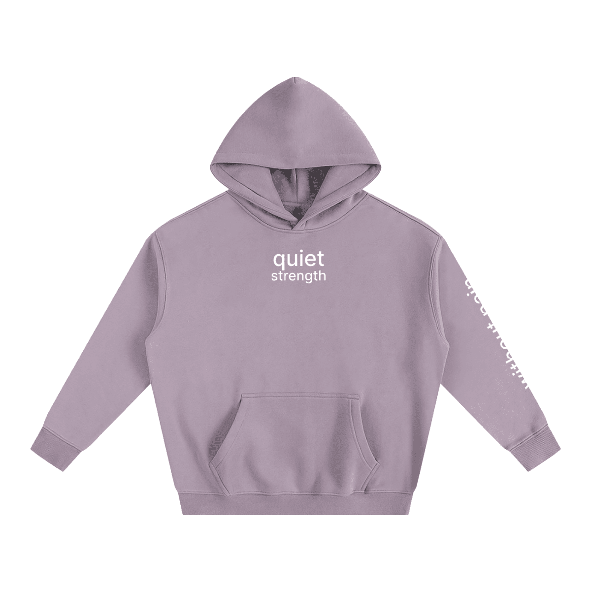 Quiet Strength Hoodie - Mental Health Awareness Oversized Hoodie - Gooso Pixel LLC