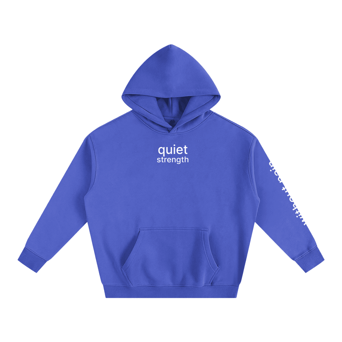 Quiet Strength Hoodie - Mental Health Awareness Oversized Hoodie - Gooso Pixel LLC