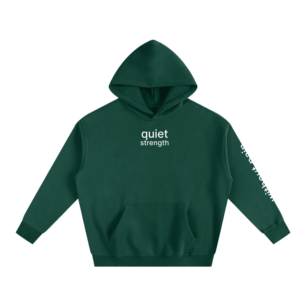 Quiet Strength Hoodie - Mental Health Awareness Oversized Hoodie - Gooso Pixel LLC
