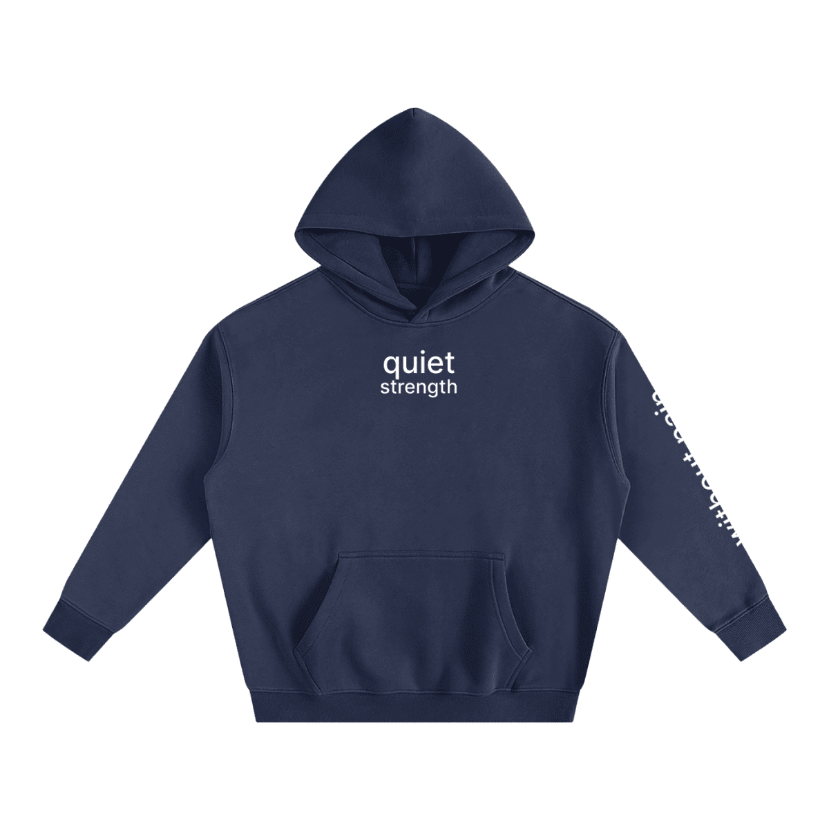 Quiet Strength Hoodie - Mental Health Awareness Oversized Hoodie - Gooso Pixel LLC