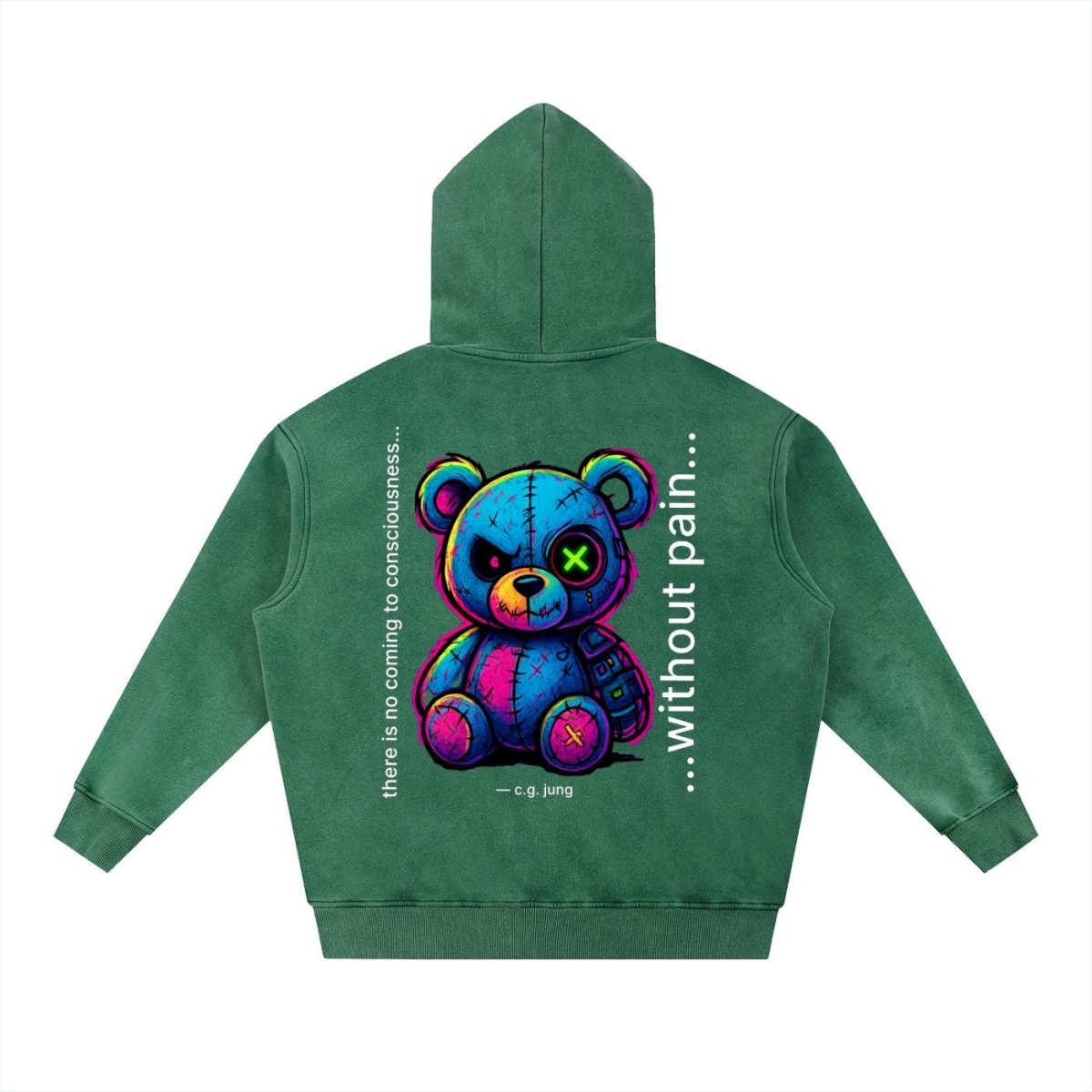 Quiet Strength Pullover Hoodie - Mental Health Awareness Oversized Hoodie - Gooso Pixel LLC