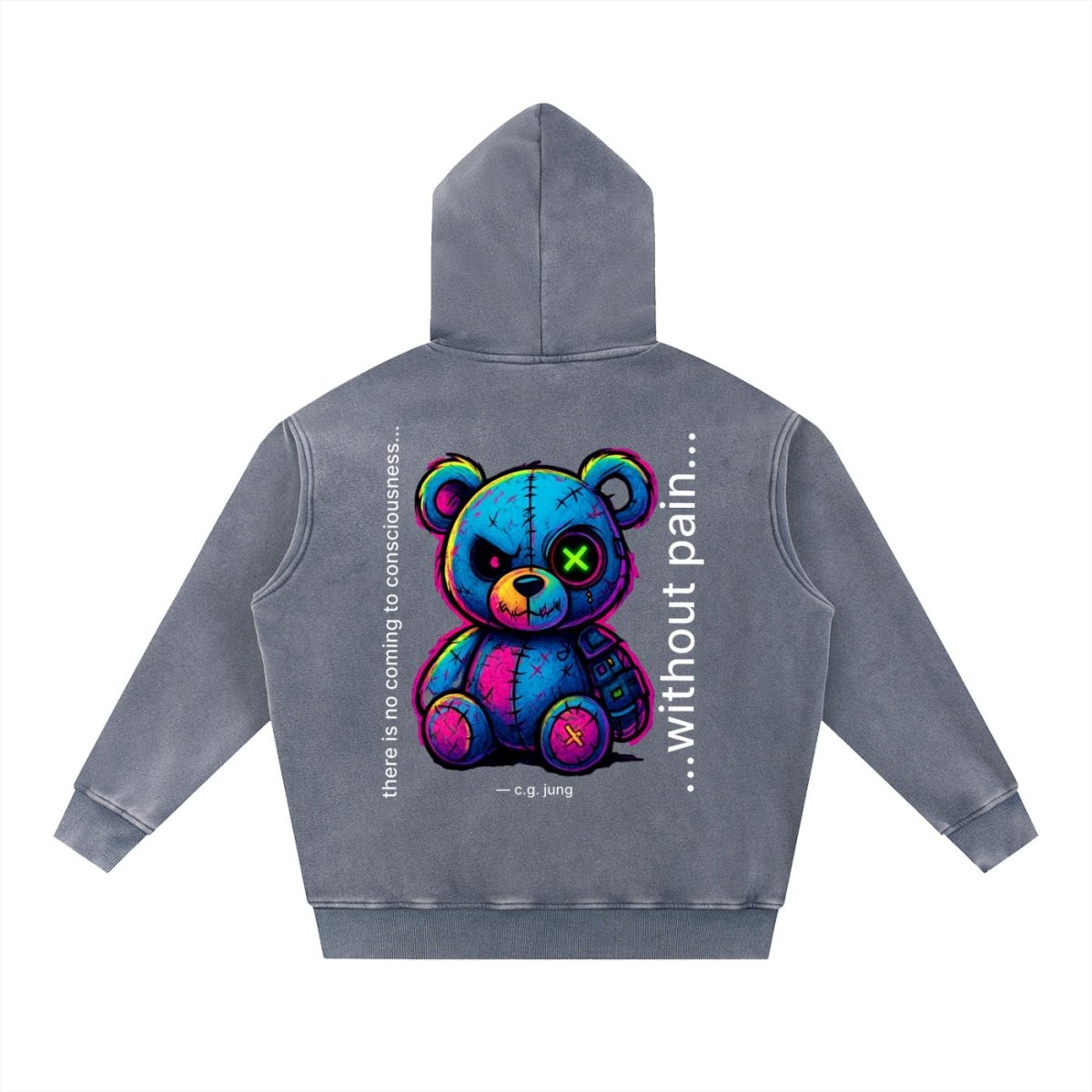 Quiet Strength Pullover Hoodie - Mental Health Awareness Oversized Hoodie - Gooso Pixel LLC