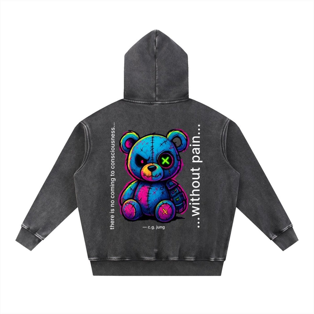 Quiet Strength Pullover Hoodie - Mental Health Awareness Oversized Hoodie - Gooso Pixel LLC