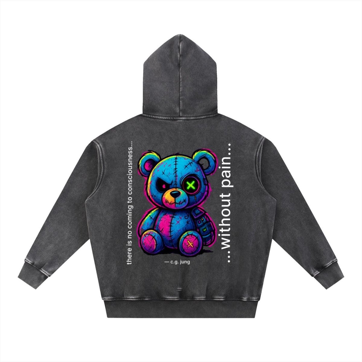 Quiet Strength Pullover Hoodie - Mental Health Awareness Oversized Hoodie - Gooso Pixel LLC