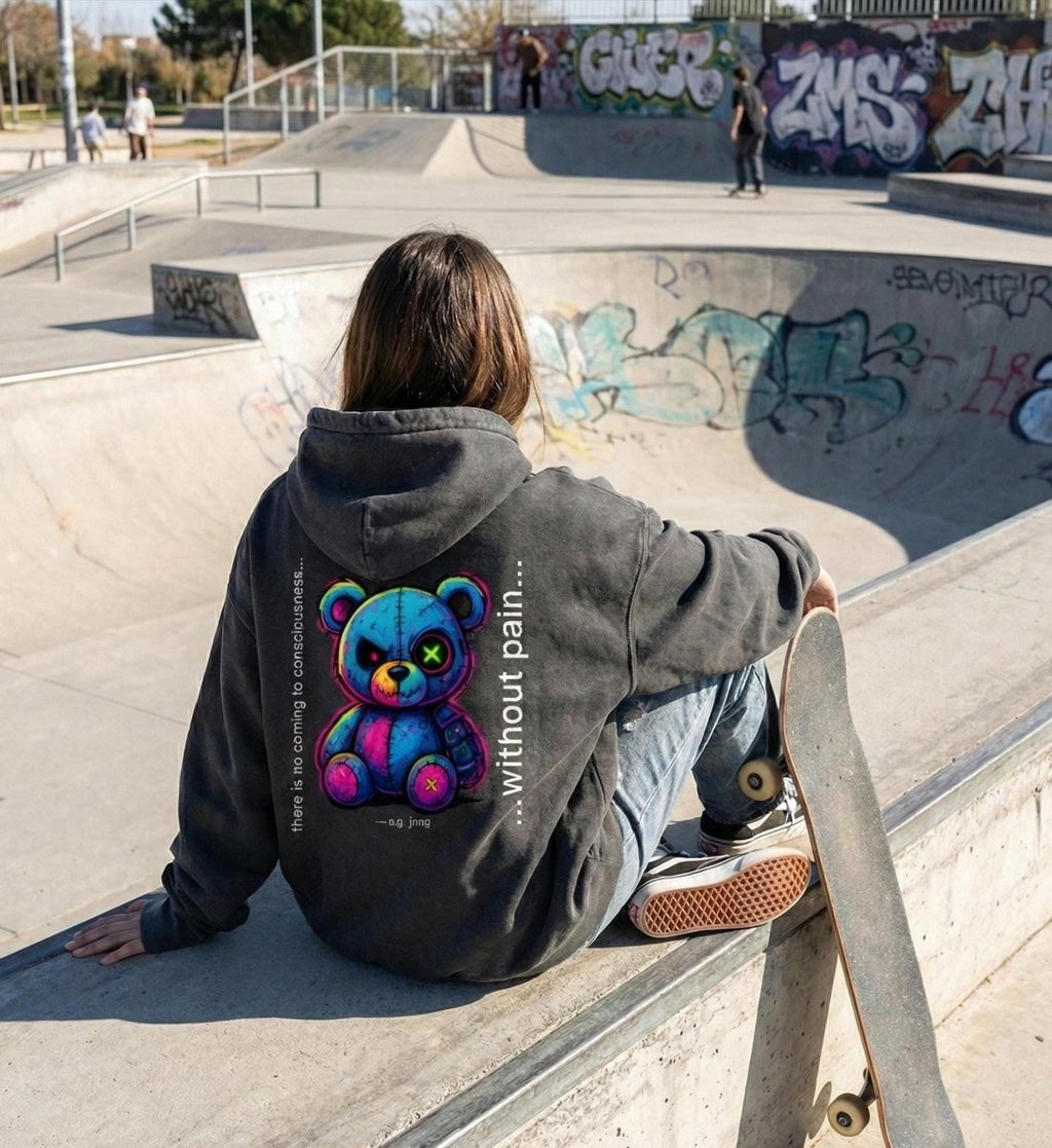 Quiet Strength Pullover Hoodie - Mental Health Awareness Oversized Hoodie - Gooso Pixel LLC