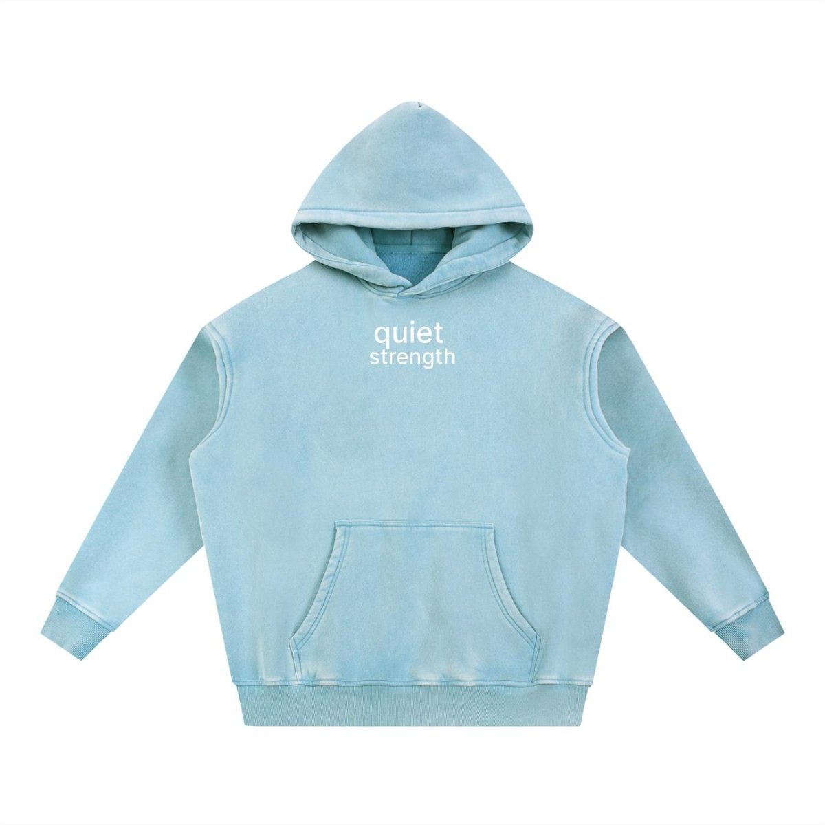 Quiet Strength Pullover Hoodie - Mental Health Awareness Oversized Hoodie - Gooso Pixel LLC
