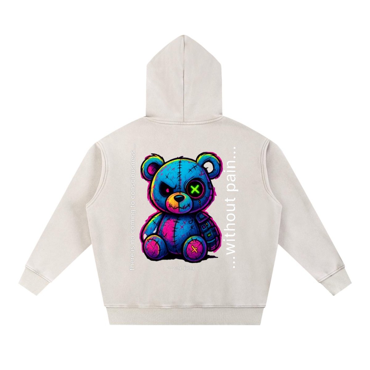 Quiet Strength Pullover Hoodie - Mental Health Awareness Oversized Hoodie - Gooso Pixel LLC