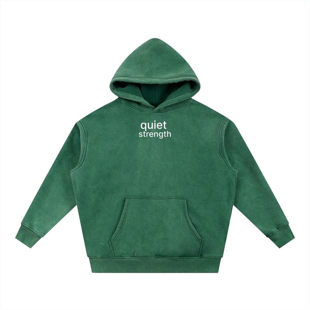 Quiet Strength Pullover Hoodie - Mental Health Awareness Oversized Hoodie - Gooso Pixel LLC