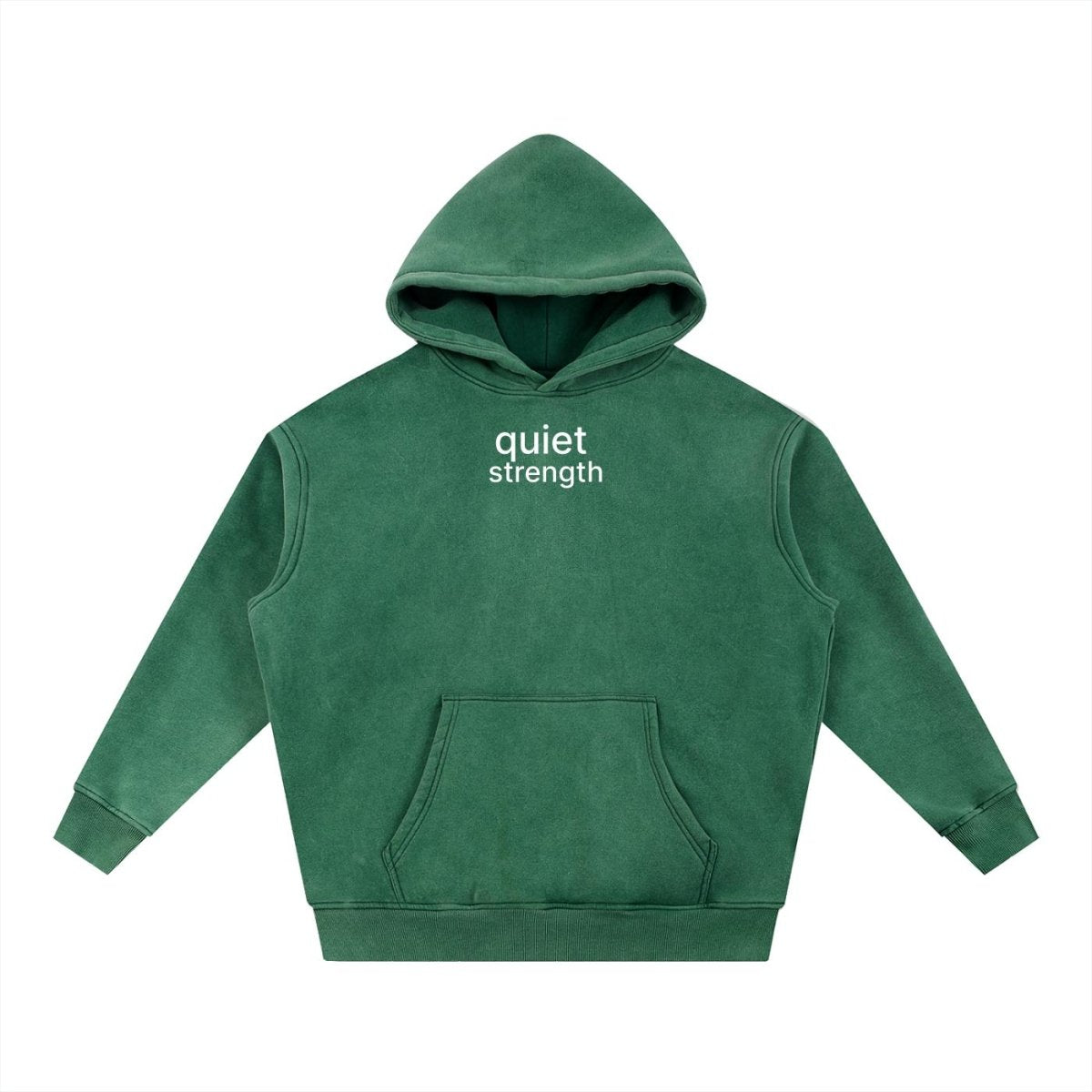 Quiet Strength Pullover Hoodie - Mental Health Awareness Oversized Hoodie - Gooso Pixel LLC