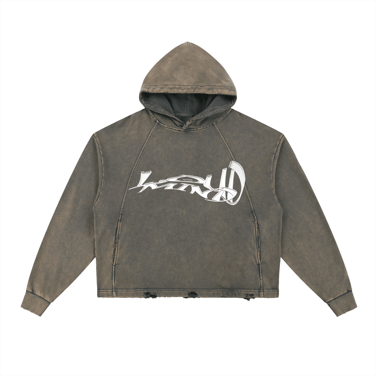 Quiet Strength Vintage Washed Hoodie, Mental Health Awareness Chess Queen Hoodie - Gooso Pixel LLC