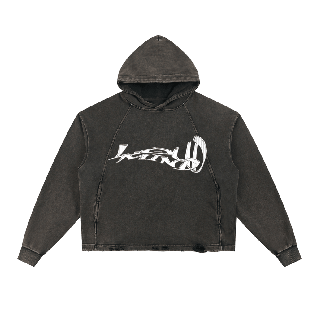 Quiet Strength Vintage Washed Hoodie, Mental Health Awareness Chess Queen Hoodie - Gooso Pixel LLC