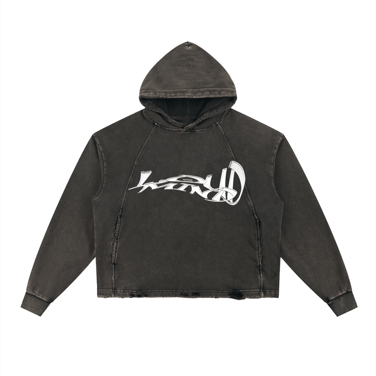 Quiet Strength Vintage Washed Hoodie, Mental Health Awareness Chess Queen Hoodie - Gooso Pixel LLC