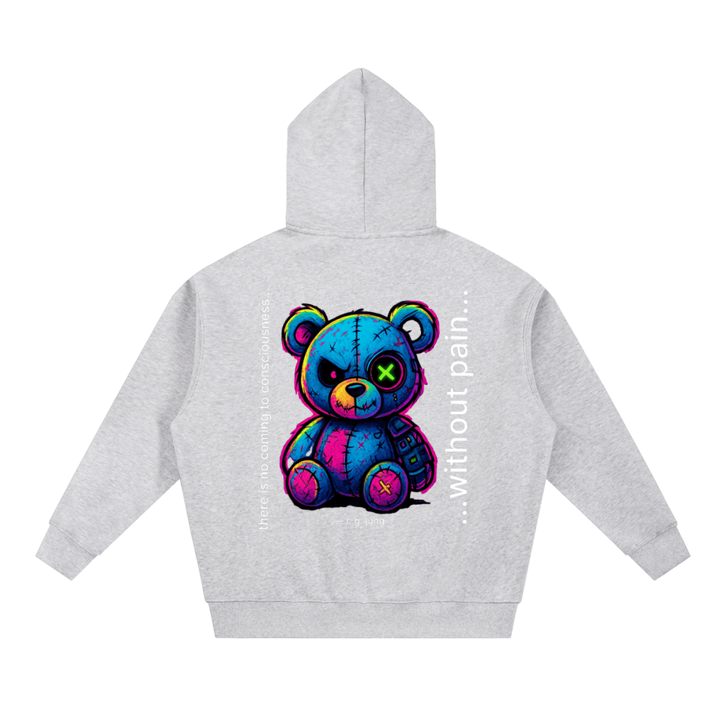 Quiet Strength Zip Hoodie - Mental Health Awareness Oversized Hoodie - Gooso Pixel LLC