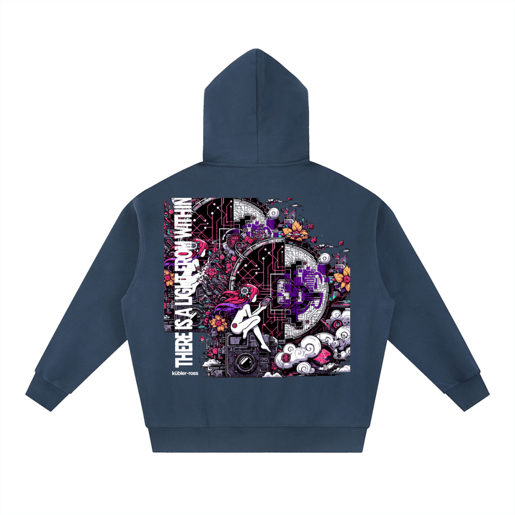 Quiet Strength Zip Hoodie, Mental Health Awareness Oversized Hoodie - Gooso Pixel LLC