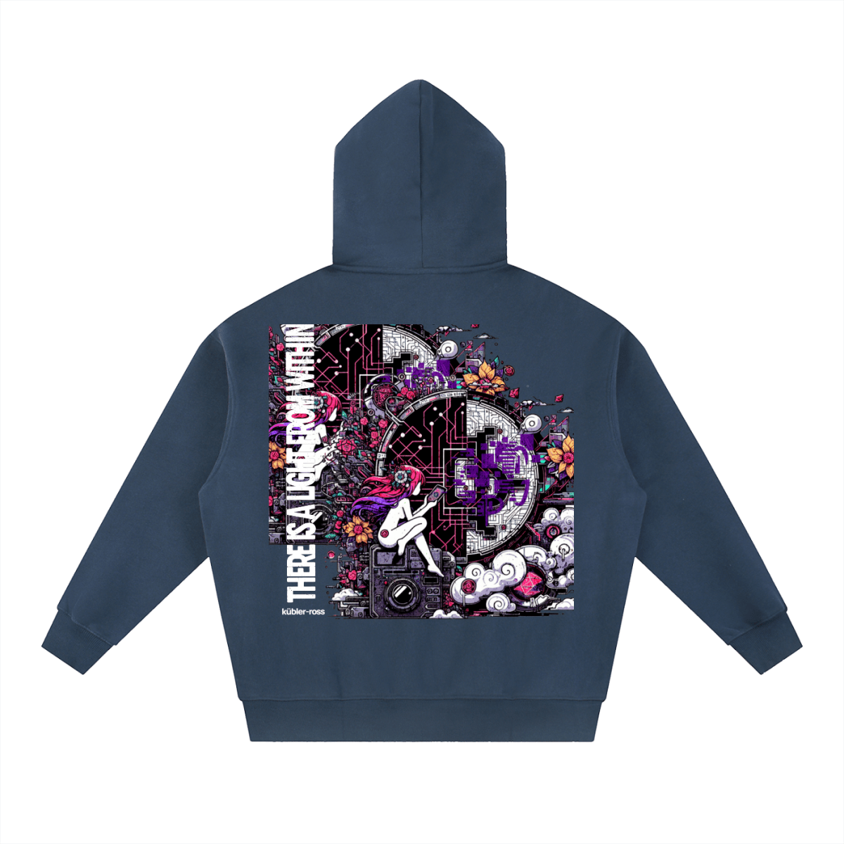 Quiet Strength Zip Hoodie, Mental Health Awareness Oversized Hoodie - Gooso Pixel LLC