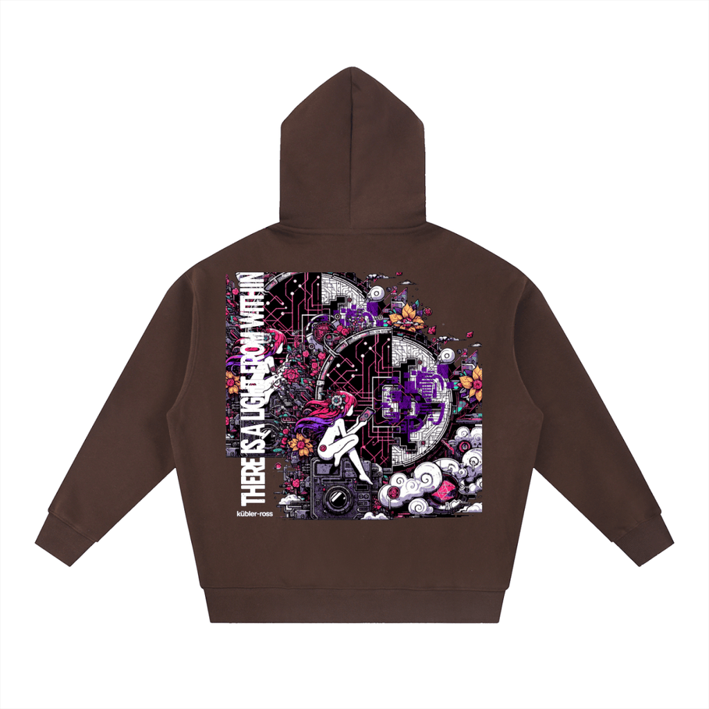 Quiet Strength Zip Hoodie, Mental Health Awareness Oversized Hoodie - Gooso Pixel LLC