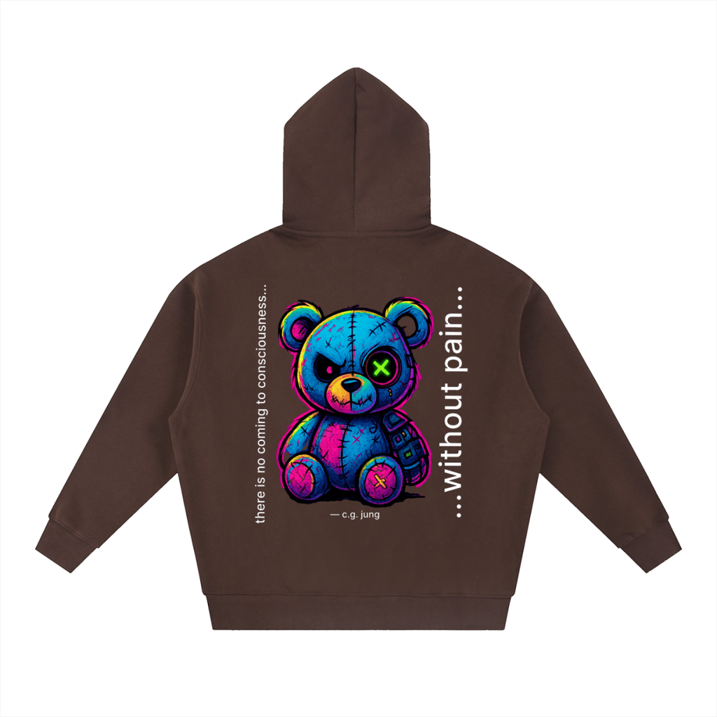 Quiet Strength Zip Hoodie - Mental Health Awareness Oversized Hoodie - Gooso Pixel LLC