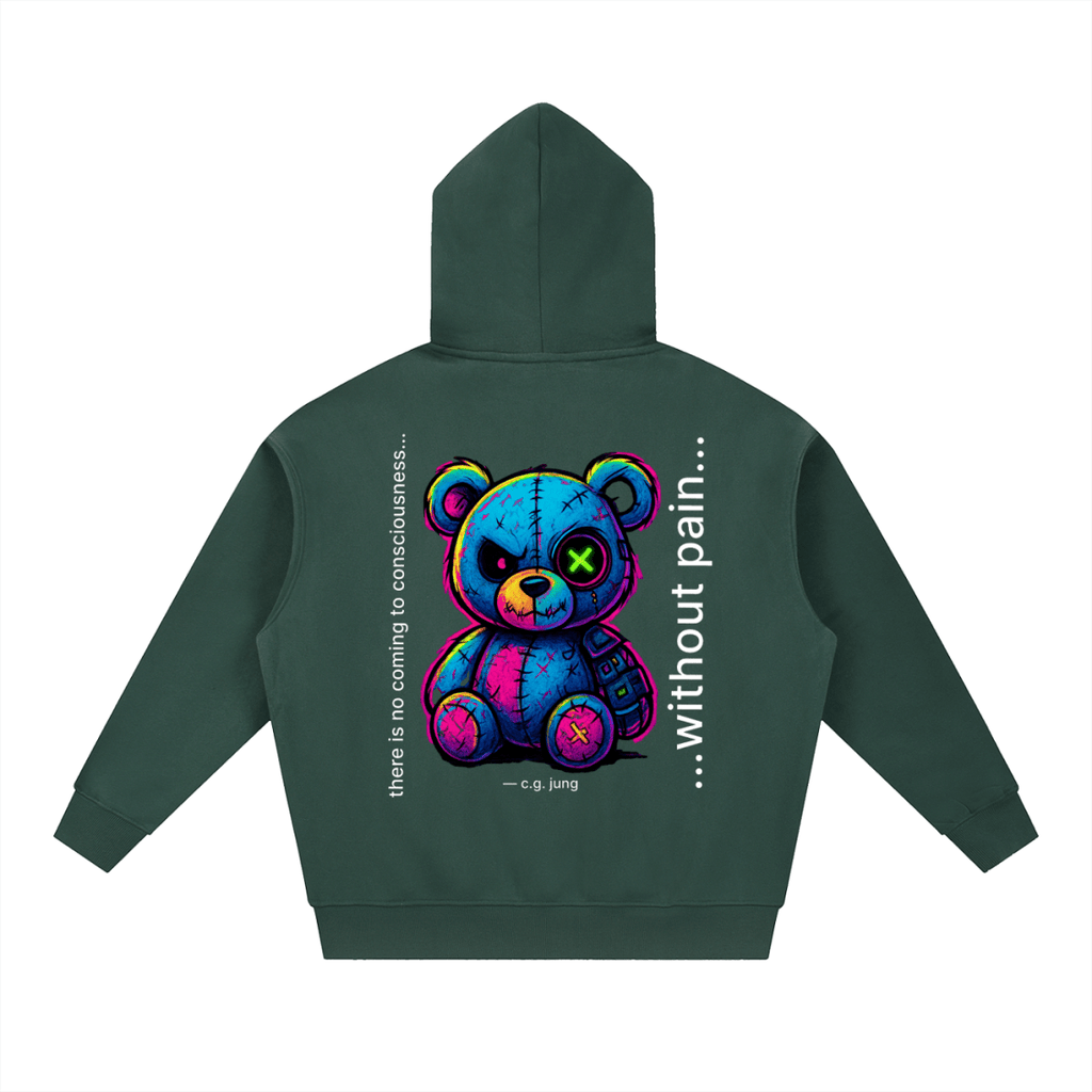Quiet Strength Zip Hoodie - Mental Health Awareness Oversized Hoodie - Gooso Pixel LLC
