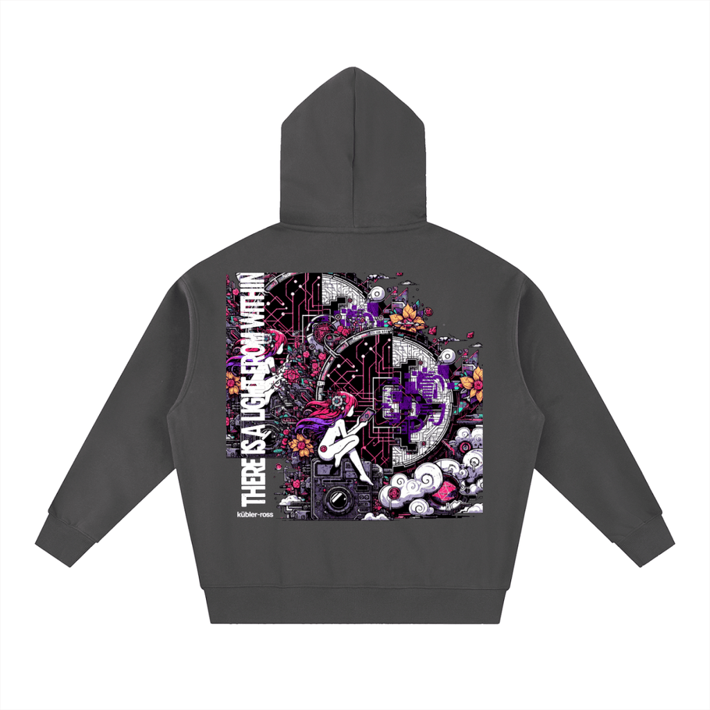Quiet Strength Zip Hoodie, Mental Health Awareness Oversized Hoodie - Gooso Pixel LLC