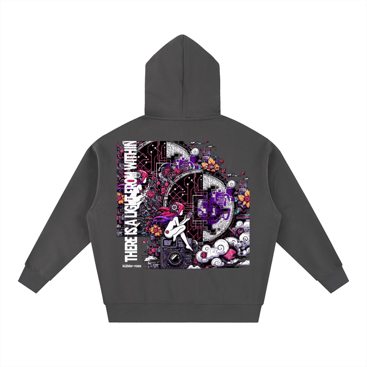 Quiet Strength Zip Hoodie, Mental Health Awareness Oversized Hoodie - Gooso Pixel LLC