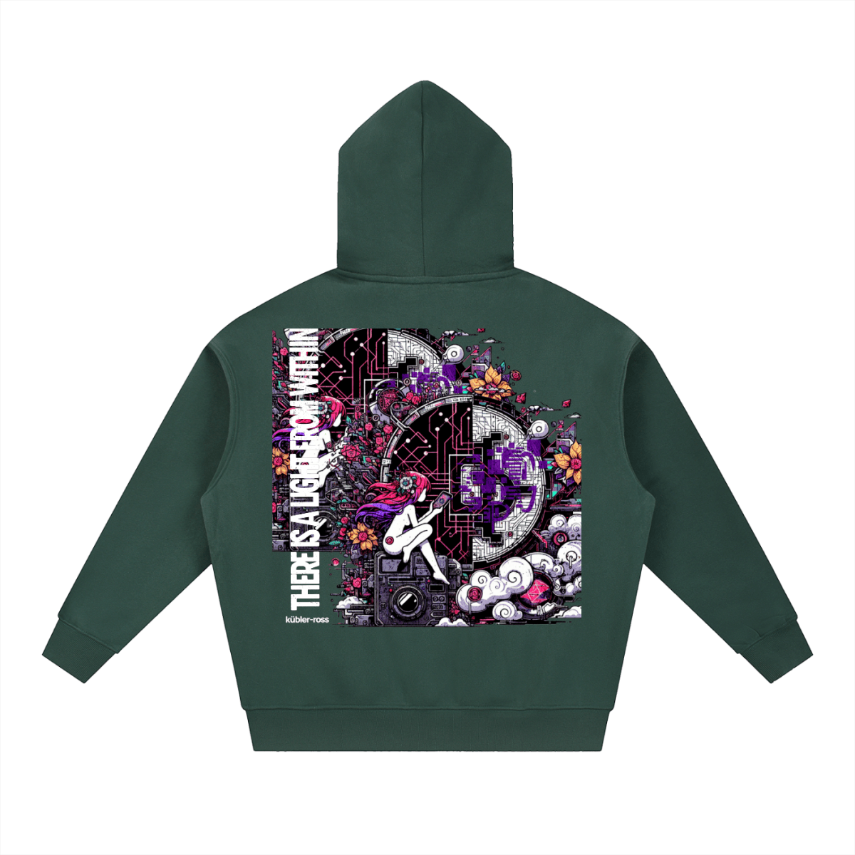 Quiet Strength Zip Hoodie, Mental Health Awareness Oversized Hoodie - Gooso Pixel LLC