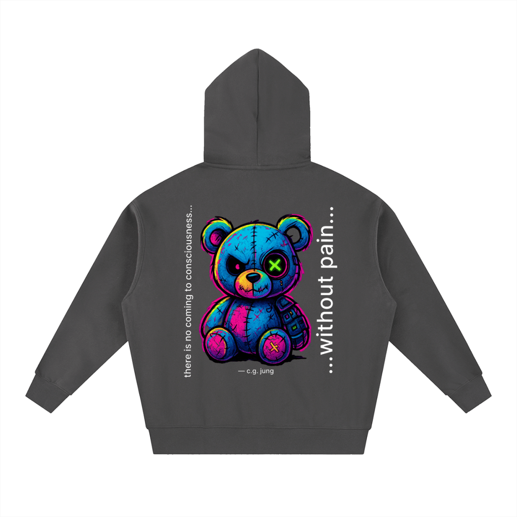 Quiet Strength Zip Hoodie - Mental Health Awareness Oversized Hoodie - Gooso Pixel LLC
