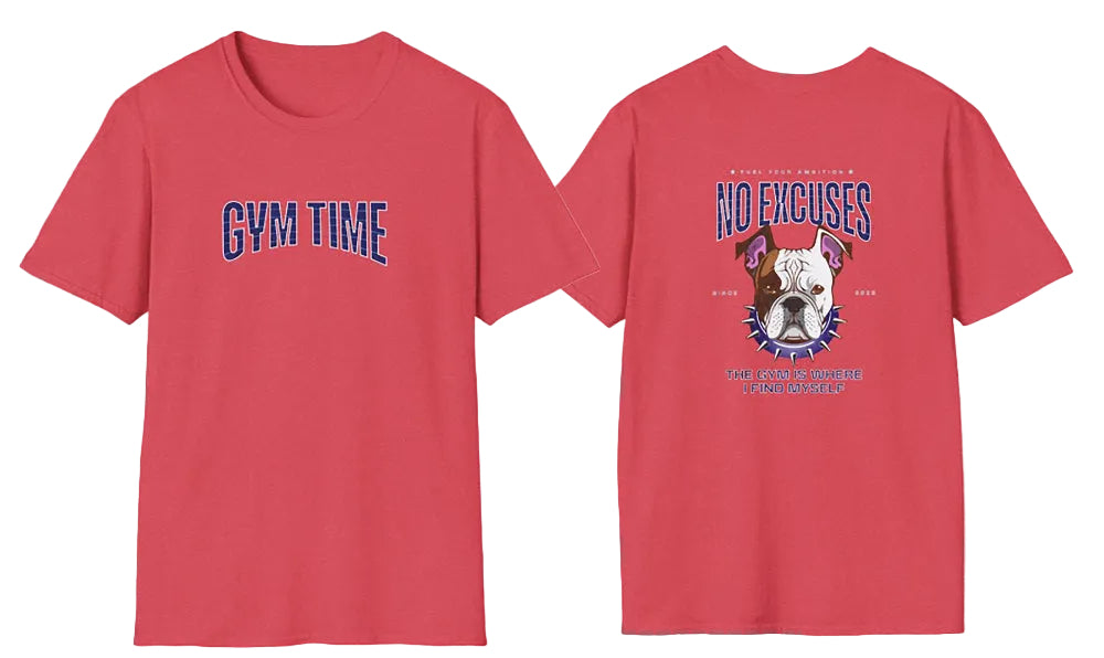 Bulldog Motivational Workout T-Shirt