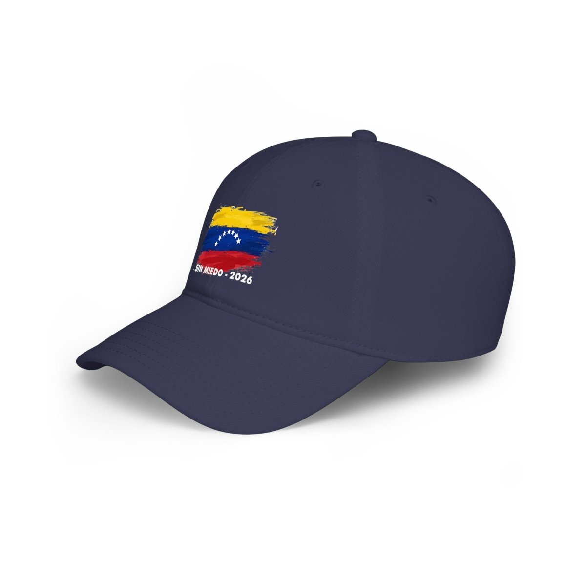 SIN MIEDO 2026 Venezuelan Flag Brushstroke Baseball Cap | Embroidered Low Profile - Gooso Pixel LLC