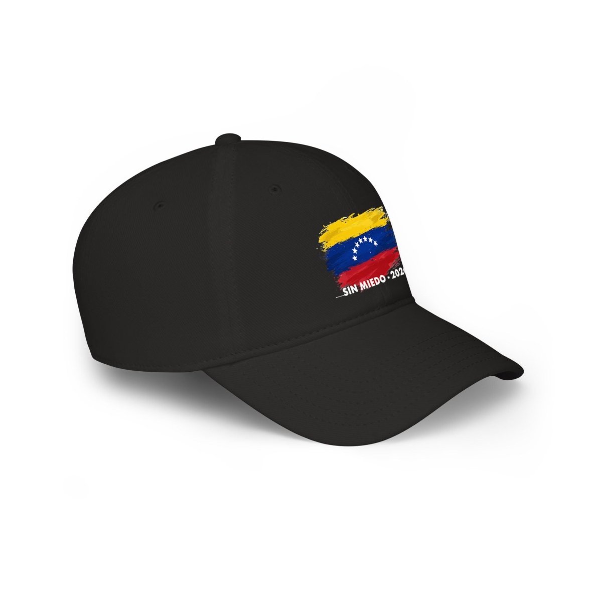 SIN MIEDO 2026 Venezuelan Flag Brushstroke Baseball Cap | Embroidered Low Profile - Gooso Pixel LLC