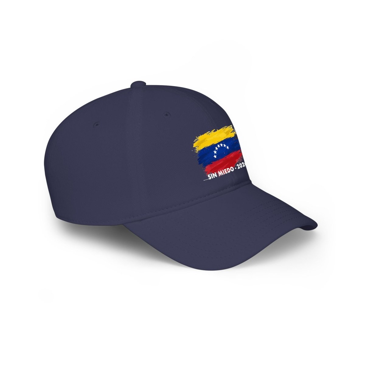 SIN MIEDO 2026 Venezuelan Flag Brushstroke Baseball Cap | Embroidered Low Profile - Gooso Pixel LLC