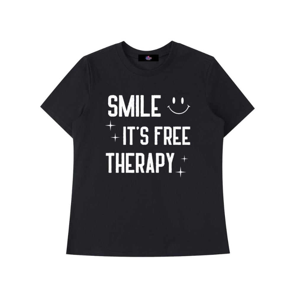 “Smile It’s Free Therapy” Dental Tee – Women’s Bodycon - Gooso Pixel