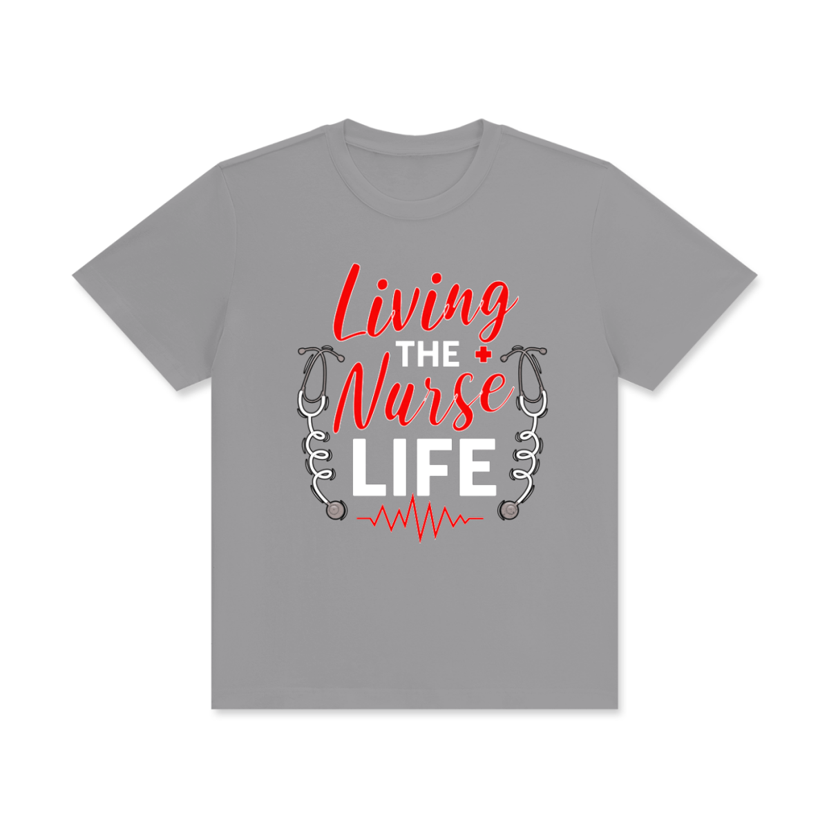 Sustainable Nurse Life T-Shirt | Eco Nurse - Gooso Pixel