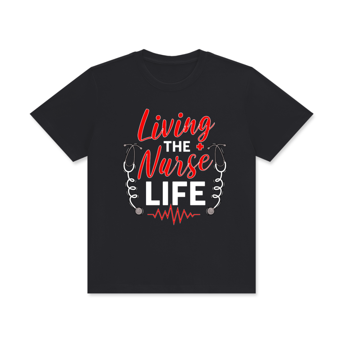 Sustainable Nurse Life T-Shirt | Eco Nurse - Gooso Pixel