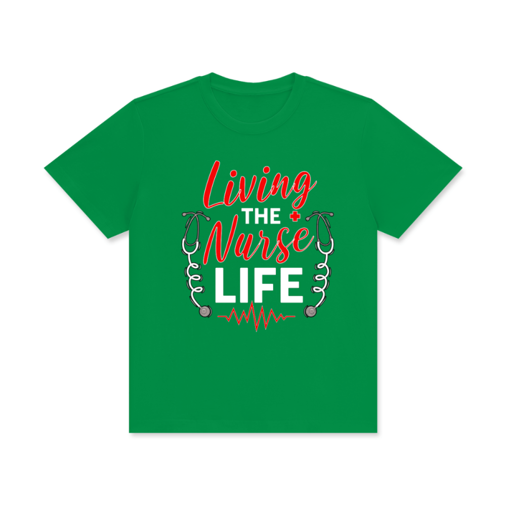 Sustainable Nurse Life T-Shirt | Eco Nurse - Gooso Pixel