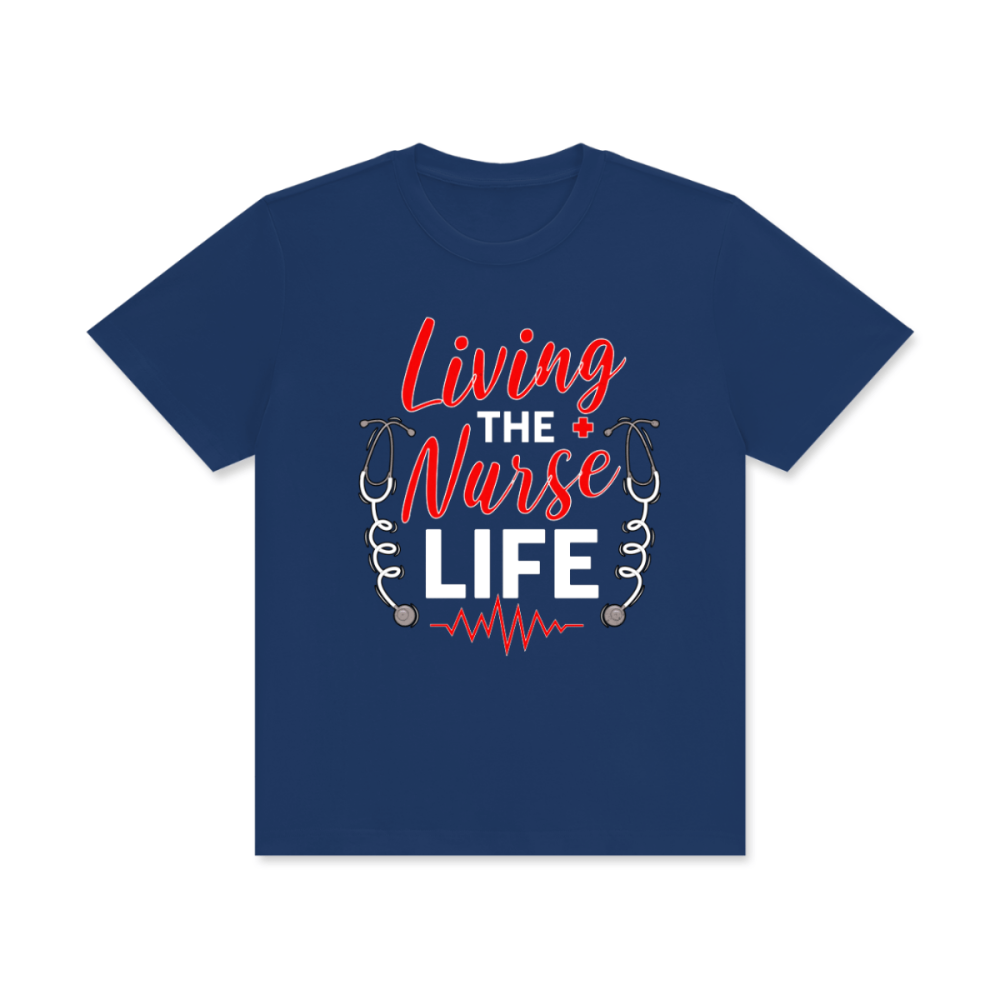 Sustainable Nurse Life T-Shirt | Eco Nurse - Gooso Pixel