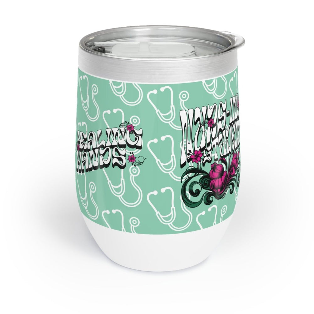 Tumbler - 12oz Stainless Steel Double - Wall Insulated Gift for Nurses & Future RNs - Gooso Pixel