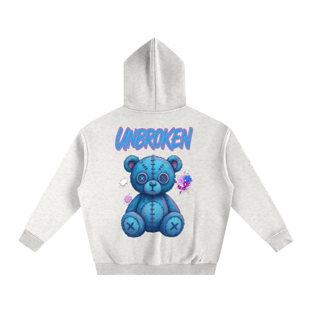 UNBROKEN Blue Teddy Sweater – Cozy, Oversized & Unapologetically You - Gooso Pixel