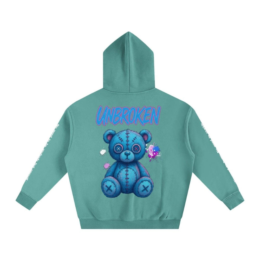 UNBROKEN Blue Teddy Sweater – Cozy, Oversized & Unapologetically You - Gooso Pixel